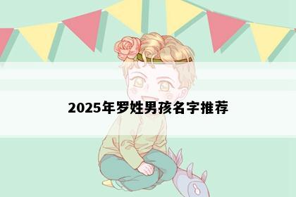 2025年罗姓男孩名字推荐