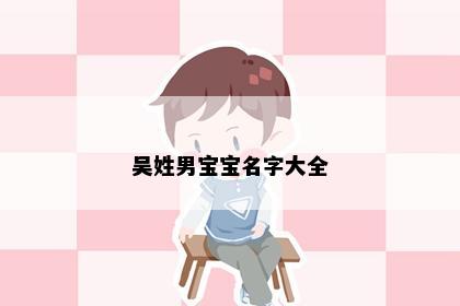 吴姓男宝宝名字大全