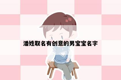 潘姓取名有创意的男宝宝名字