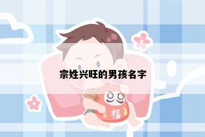 宗姓兴旺的男孩名字