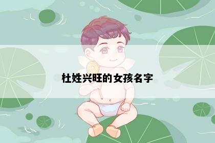 杜姓兴旺的女孩名字