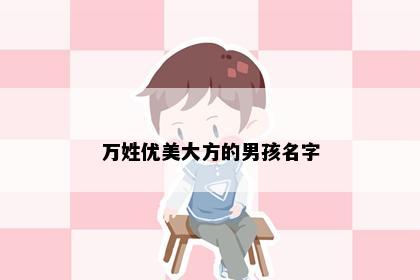 万姓优美大方的男孩名字