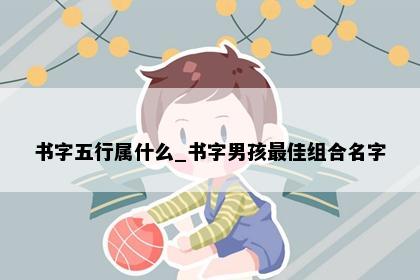 书字五行属什么_书字男孩最佳组合名字