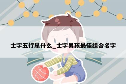 士字五行属什么_士字男孩最佳组合名字